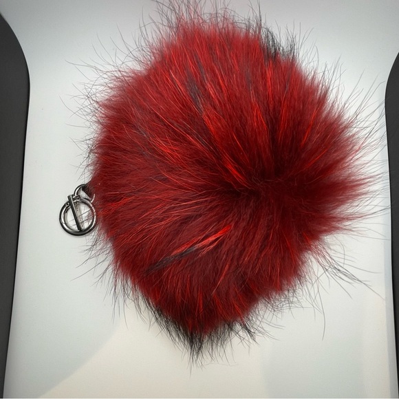 Fendi Monsters Fox Fur Charm - Red w/ Yellow Eyes - Preowned - Picture 4 of 6